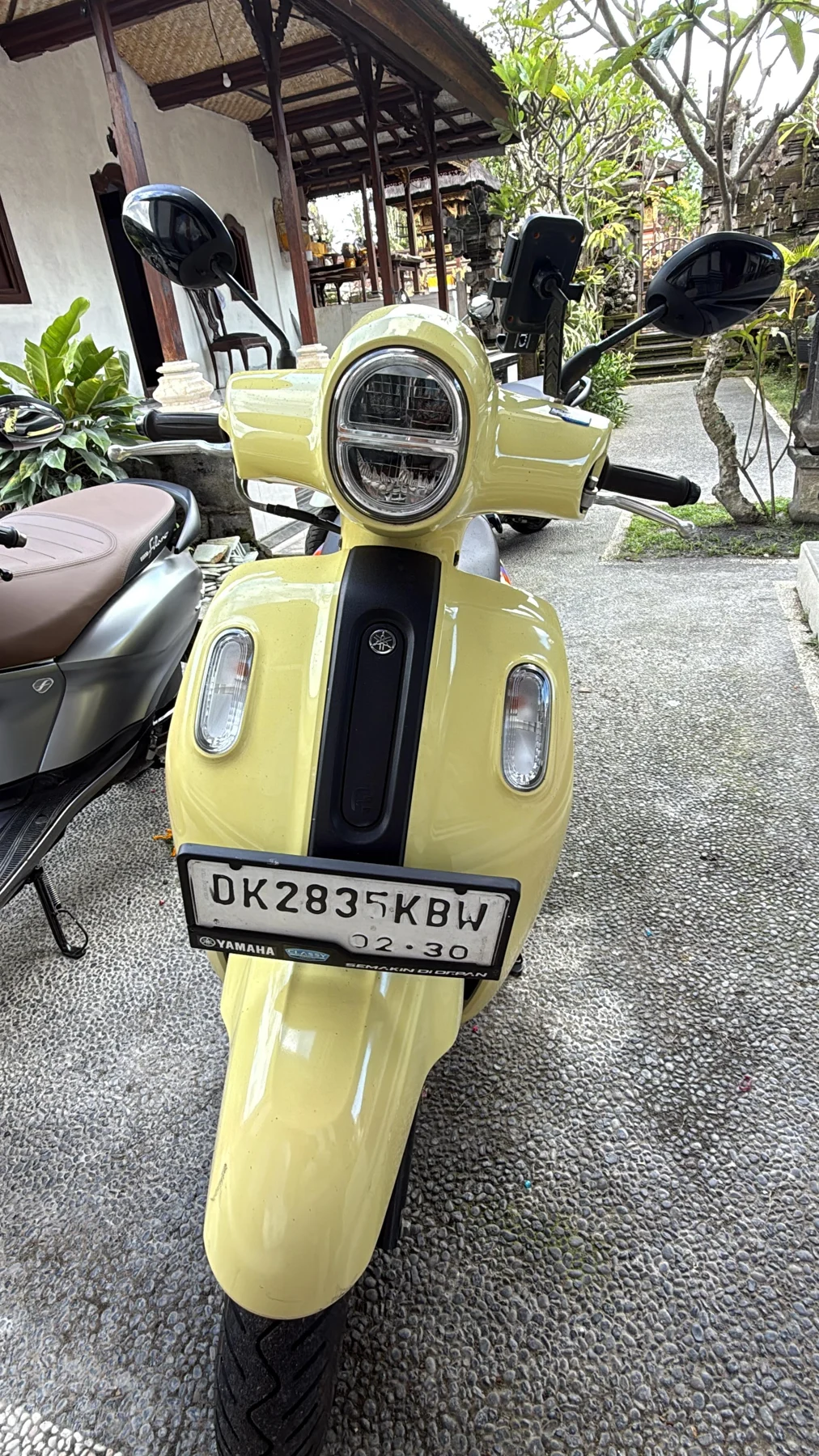 Yamaha Fazzio from Komang's rental fleet