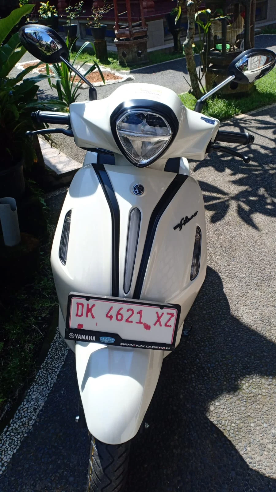 Yamaha Grand Filano from Komang's rental fleet