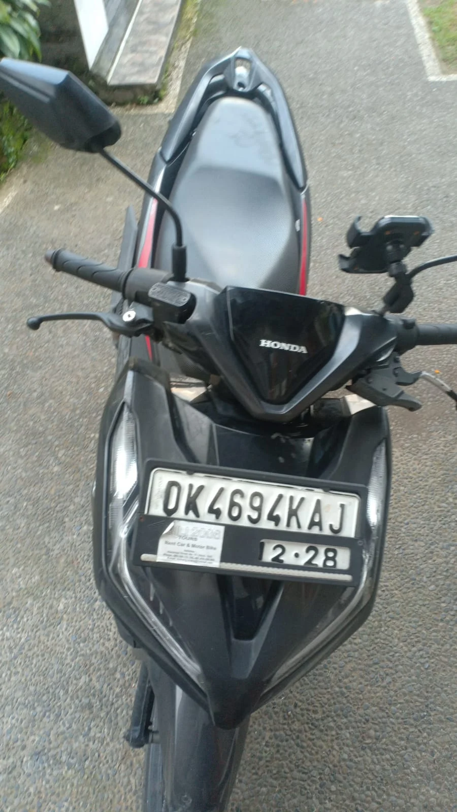 Honda Vario from Komang's rental fleet